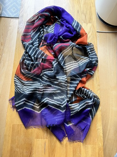 Missoni modal cashmere shawl - missoni,