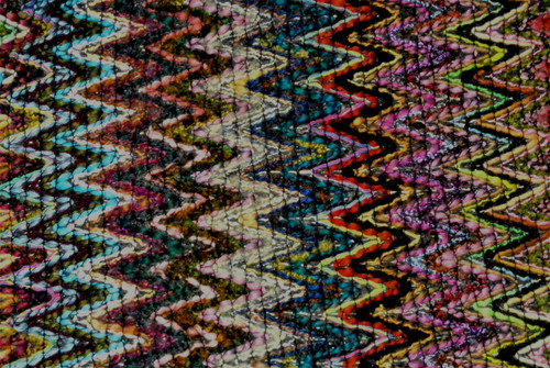 Chevron wool cashmere luxury - &,