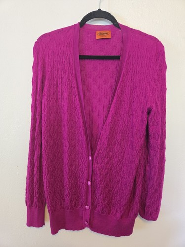 Missoni deep neck cardigan - missoni, v-neck