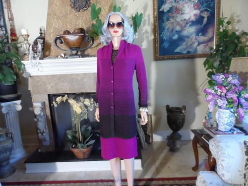 Missoni purple black cashmere - missoni,