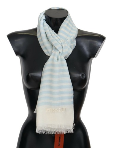 Missoni scarf blue white - missoni,