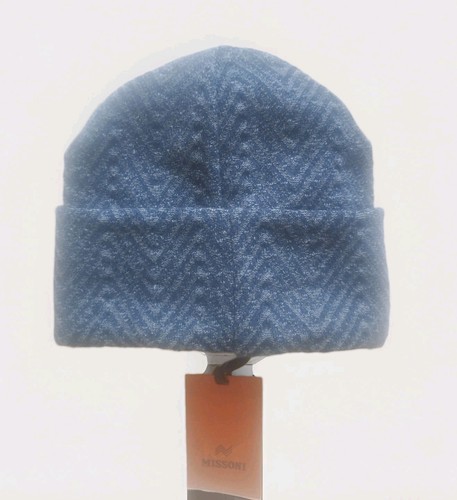 Missoni beanie blue zigzag - blue, os